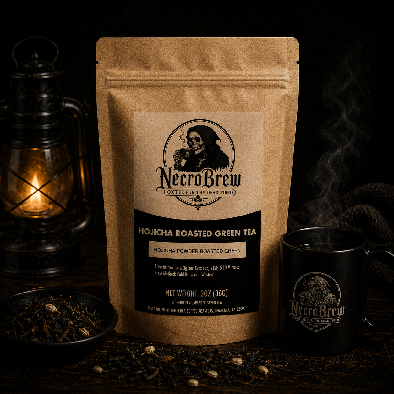 Hojicha Ground Green Tea Powder