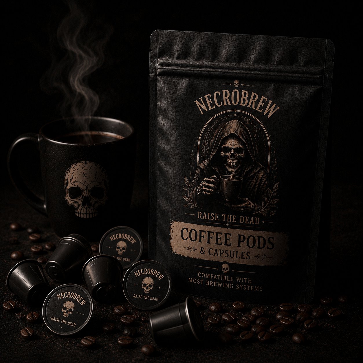 Single Serve Coffee & Pods — Quick Brew. Dark Awakening.