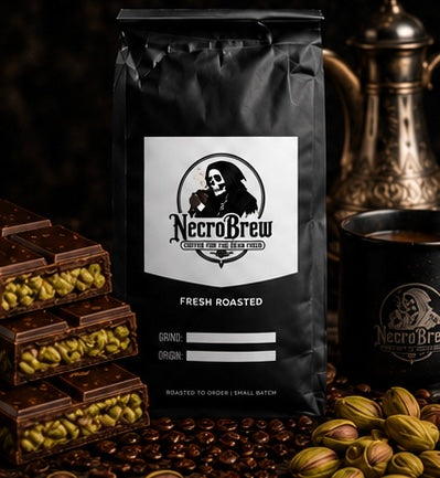 Dubai Chocolate - Milk Chocolate, Roasted Pistachio & Sweet Pastry Flavored Medium Roast